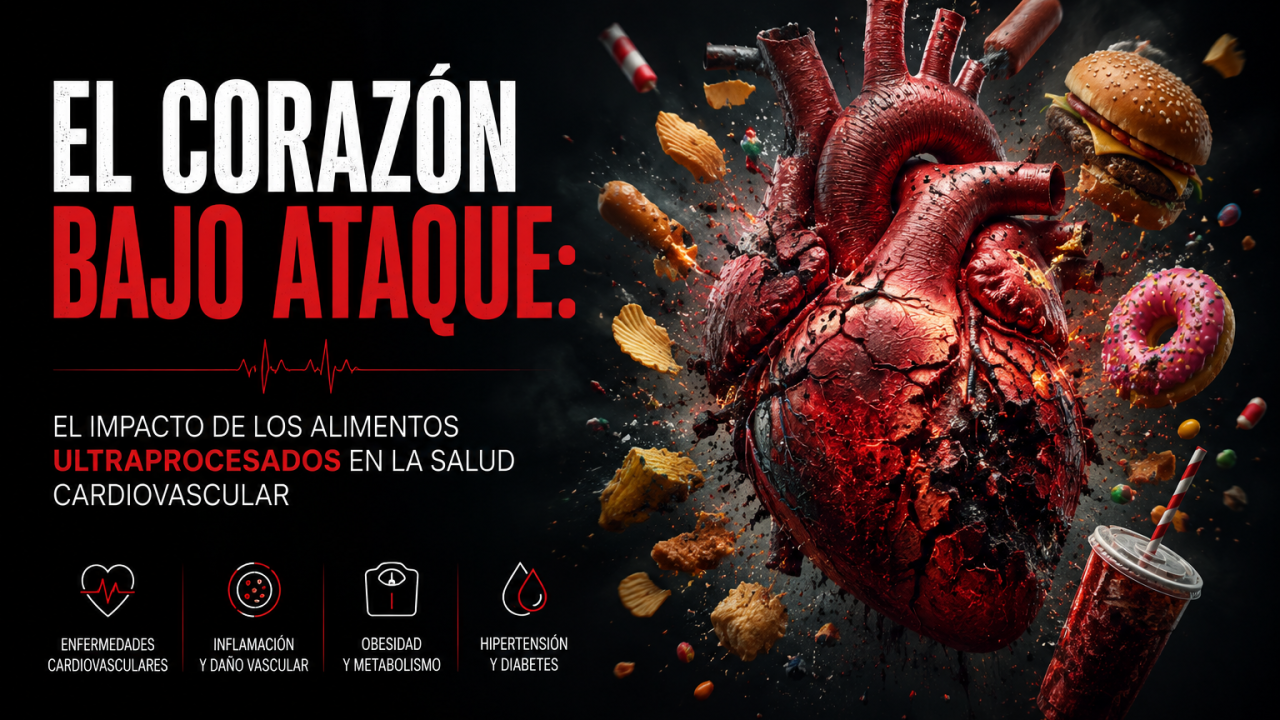 El corazón bajo ataque: el impacto de los alimentos ultraprocesados en la salud cardiovascular